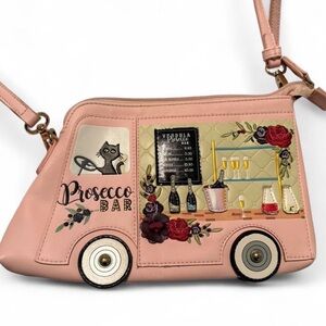 Vendula London Prosecco Truck Small/Pouch Women's Crossbody Bag